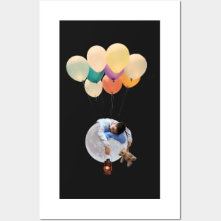 Moon Balloon Boy 1 Posters and Art